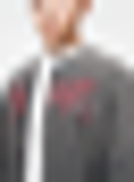 Mitchell & Ness, NBA Oversized Varsity Jacket Chicago Bulls, grey, Image 3 of 5