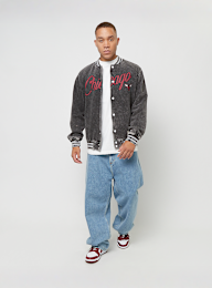 Mitchell & Ness, NBA Oversized Varsity Jacket Chicago Bulls, grey, Image 5 of 5