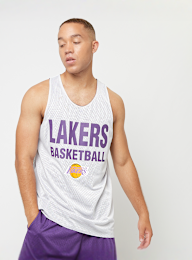 Mitchell & Ness, NBA Reversible Mesh Tank Vintage Logo La Lakers, purple, Image 7 of 8