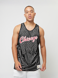Mitchell & Ness, NBA Reversible Mesh Practice Tank Vintage Logo LA Lakers, black, Image 2 of 9