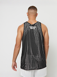 Mitchell & Ness, NBA Reversible Mesh Practice Tank Vintage Logo LA Lakers, black, Image 3 of 9