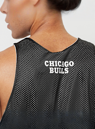 Mitchell & Ness, NBA Reversible Mesh Practice Tank Vintage Logo LA Lakers, black, Image 6 of 9