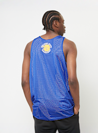 Mitchell & Ness, NBA Reversible Mesh Tank Vintage Logo Golden Warriors, blue, Image 3 of 8