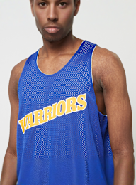 Mitchell & Ness, NBA Reversible Mesh Tank Vintage Logo Golden Warriors, blue, Image 4 of 8