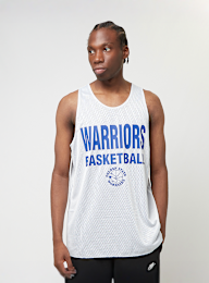 Mitchell & Ness, NBA Reversible Mesh Tank Vintage Logo Golden Warriors, blue, Image 6 of 8