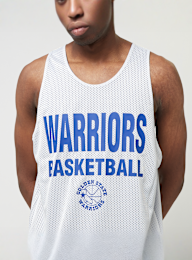 Mitchell & Ness, NBA Reversible Mesh Tank Vintage Logo Golden Warriors, blue, Image 7 of 8
