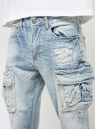 Smoke Rise, Cargo Pocket Jean, blue, Image 3 of 5