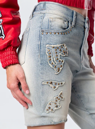 Smoke Rise, High Rise Stacked Western Jeans, blue, Image 5 of 7