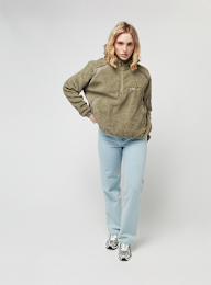 Pegador, Bonny Teddy Fabric Mix Halfzip, groen, Afbeelding 5 van 5