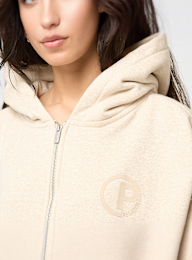 Pegador, Johanna Oversized Sweat Jacket, beige, Image 3 of 4