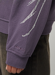FAVELA, Ribcage  Rhinestone Plum Frontzip, purple, Image 5 of 8