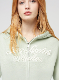 Low Lights Studios, Shutter Zip Hoodie Avalanche, zielony, Obraz 3 z 4