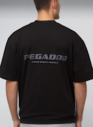 Pegador, Colne Logo Oversized Tee, black, Image 3 of 5