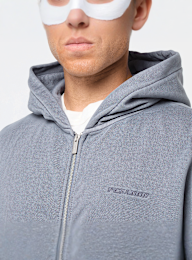 Pegador, Logo Oversized Sweat Jacket, szary, Obraz 3 z 4