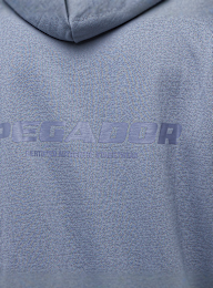 Pegador, Colne Logo Oversized Sweat Jacket, blue, Image 4 of 5