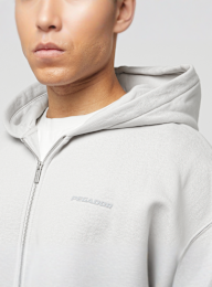 Pegador, Colne Logo Oversized Sweat Jacket, szary, Obraz 3 z 4