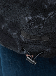 Pegador, Fall Teddy Halfzip Hoodie, black, Image 4 of 5