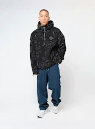 Pegador, Fall Teddy Halfzip Hoodie, black, Image 5 of 5