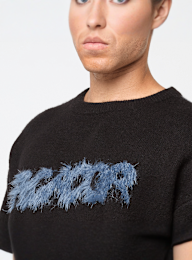 Pegador, Tripole Oversized Knit Sweater, black, Image 3 of 7