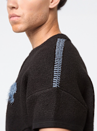 Pegador, Tripole Oversized Knit Sweater, black, Image 4 of 7
