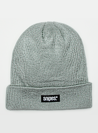 SNIPES, Woven Basic Logo Beanie, grey, Image 1 of 4