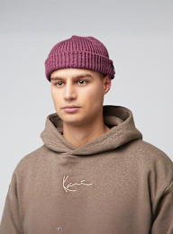 SNIPES, Woven Flag Label Basic Fisherman Beanie, red, Image 4 of 4