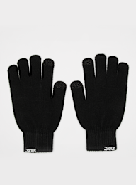 SNIPES, Woven Basic Logo Knitted Gloves black, black, Image 1 of 3