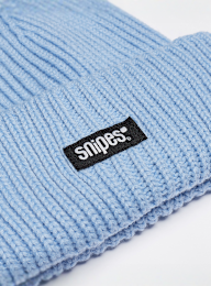 SNIPES, Woven Logo Knit Beanie, blue, Image 3 of 3