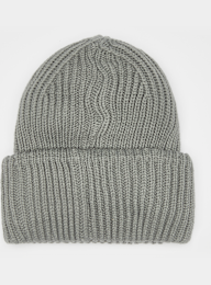SNIPES, Woven Logo Knit Beanie, grey, Image 2 of 4