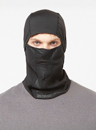 SNIPES, Woven Basic Logo Tech Balaclava, black, Image 4 of 4