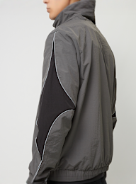 Capacité, Logo Rubber Badge Colorblocked Trackjacket, grey, Image 4 of 7