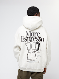 Another Cotton Lab, More Espresso Oversized Hoodie, grey, Image 1 of 5