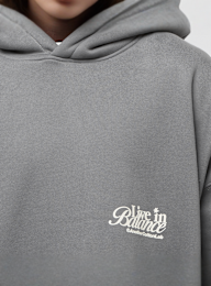 Another Cotton Lab, Live in Balance Heavy Oversized Hoodie, grey, Image 3 of 5