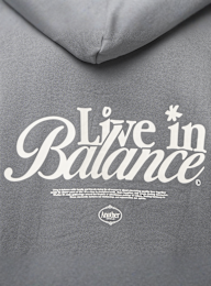 Another Cotton Lab, Live in Balance Heavy Oversized Hoodie, grey, Image 4 of 5