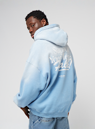 Another Cotton Lab, Support Your Mental Health Oversized Hoodie, blue, Image 1 of 5