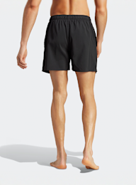 adidas Originals, Solid CLX Short-Length Swim Short, black, Image 2 of 4
