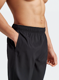 adidas Originals, Solid CLX Short-Length Swim Short, black, Image 3 of 4