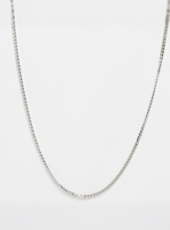 fainz, Tiny Cuban Chain, silver, Image 1 of 4