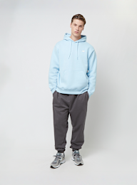 New Balance, Small Logo Brushed Hoodie, blue, Image 4 of 4
