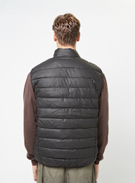 SNIPES, Small Logo PU Light Puffer Vest, black, Image 2 of 4