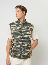 SNIPES, Small Logo Camo Light Puffer Vest, camouflage, Image 1 of 5