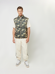 SNIPES, Small Logo Camo Light Puffer Vest, camouflage, Image 5 of 5