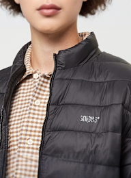 SNIPES, Small Logo Light Puffer Jacket, black, Image 3 of 5