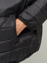 SNIPES, Small Logo Light Puffer Jacket, black, Image 4 of 5
