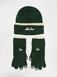 New Era, Script Beanie Set (2 Piece), green, Image 1 of 3