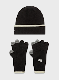 New Era, Script Beanie Set (2 Piece), black, Image 2 of 2