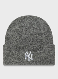 New Era, Female Wide Cuff Beanie MLB New York Yankees, grey, Image 1 of 2