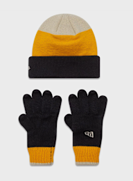 New Era, Youth Stripe Beanie Set (2 Piece), multi-colour, Image 2 of 2