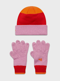 New Era, Youth Stripe Beanie Set (2 Piece), multi-colour, Image 2 of 2