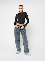 Urban Classics, Ruffled Super Slim Longsleeve, black, Image 4 of 4